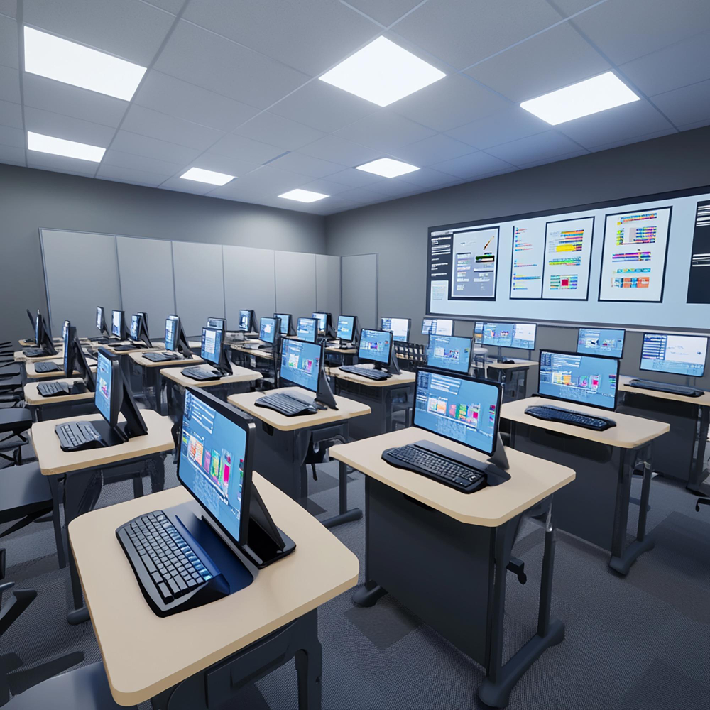Domino School classroom